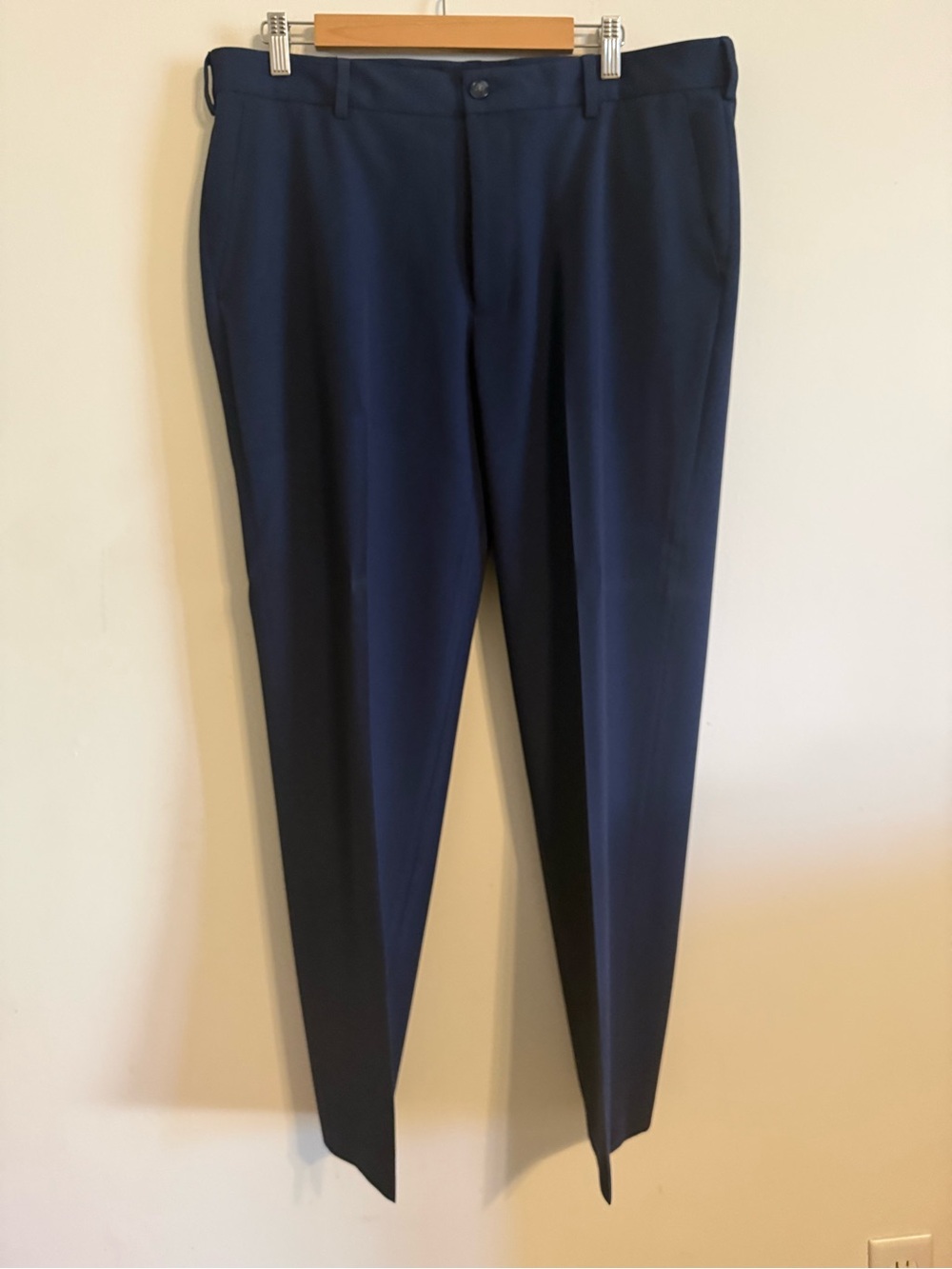 Stafford 365 Straight Fit Navy Dress Pants